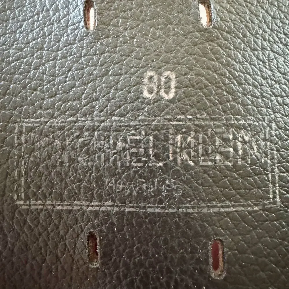 AR Paris‎ Mod Depos Vintage Chain Belt Red Leather Thick Chunky